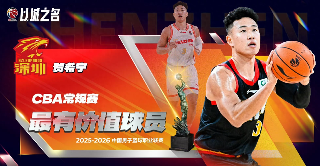 熊猫体育-CBA常规赛奖项公布：MVP实至名归！ DPoy首次破例 广东无一人入选